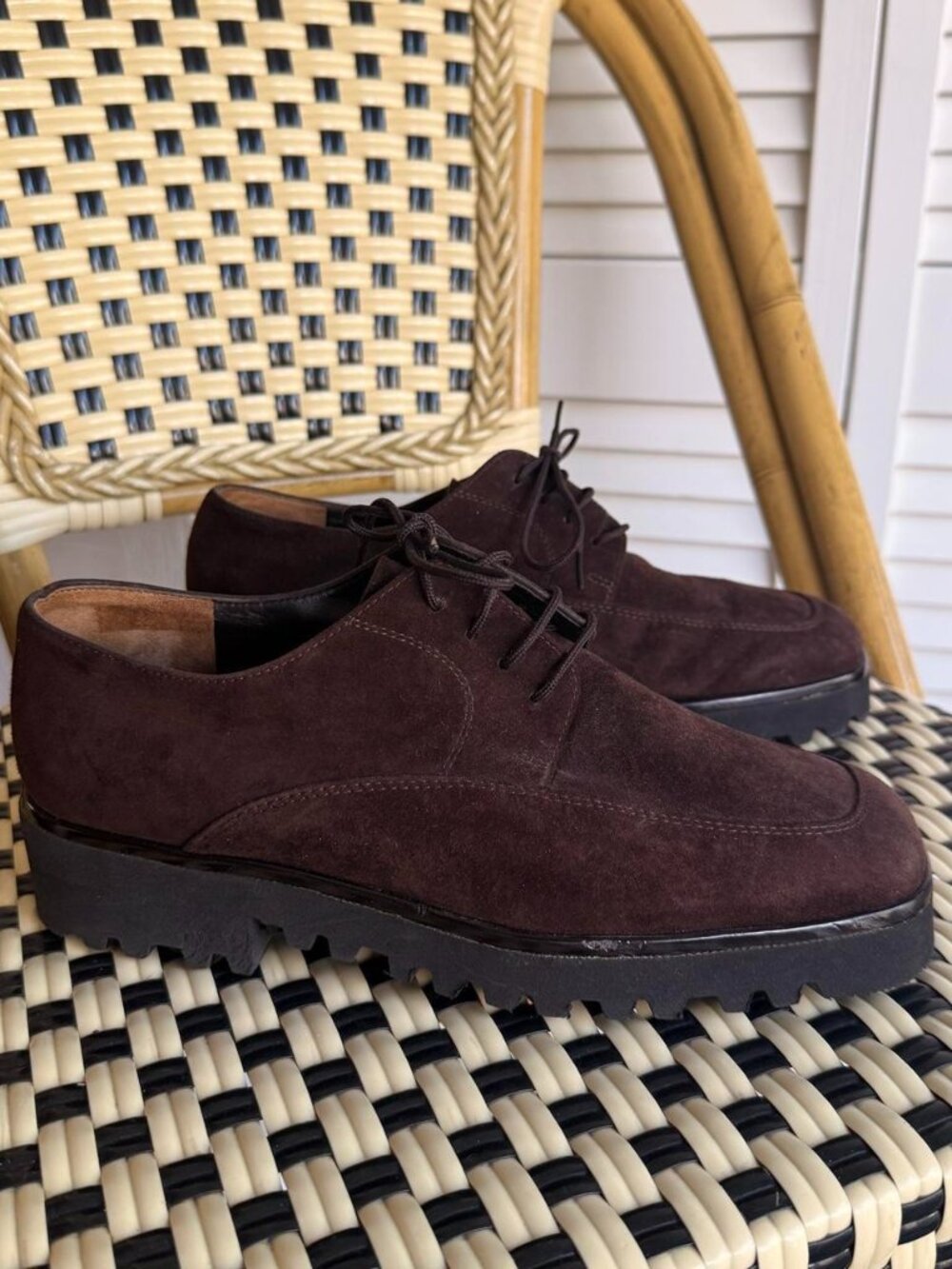 NWT Paul Green Brown Suede Oxford Shoes Mary Jane Classic Lightweight 7